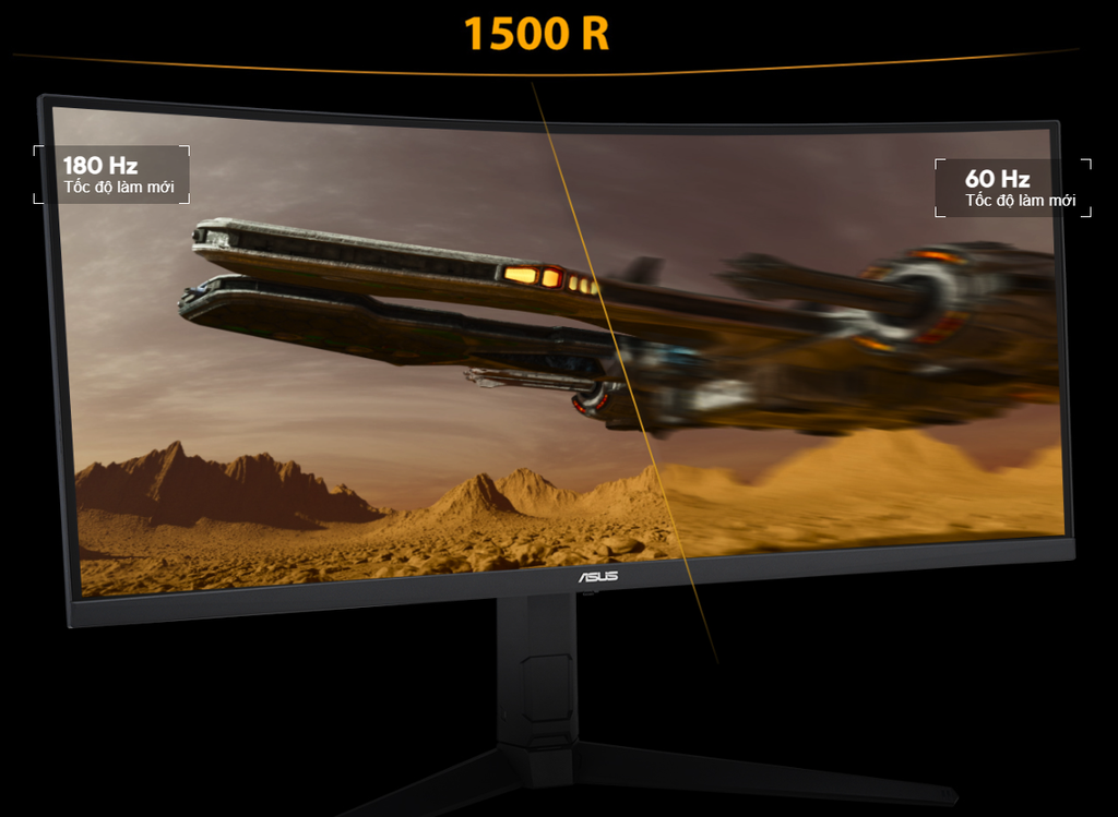 GEARVN - Màn hình cong ASUS TUF GAMING VG34VQL3A 34“ 2K 180Hz HDR chuyên game