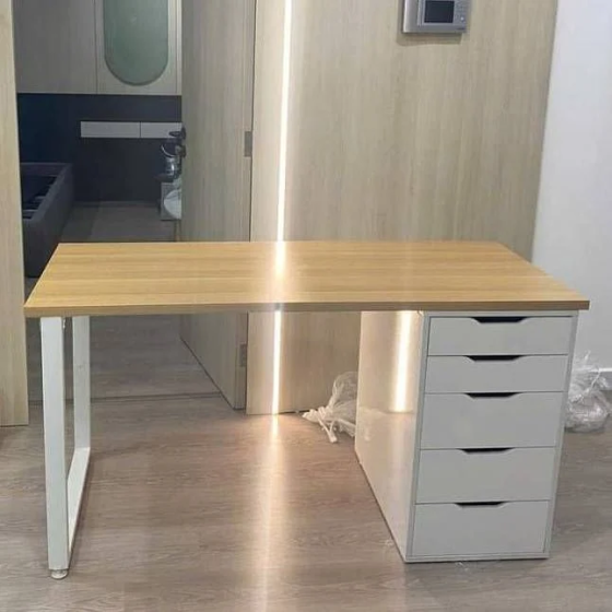 Bàn IKEA MDF 1 tủ - 1m6 | Mẫu, màu tùy chọn