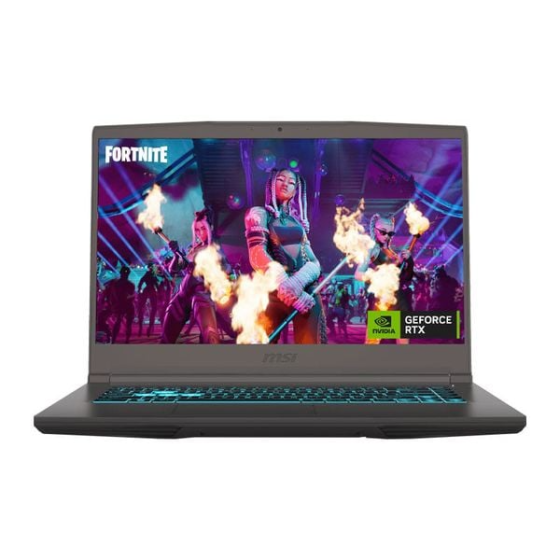 LAPTOP GAMING MSI THIN A15 B7UC-026VN RYZEN 5-7535HS | 8GB RAM | 512GB SSD | RTX 3050 4GB | 15.6′ FHD 144Hz | Win 11