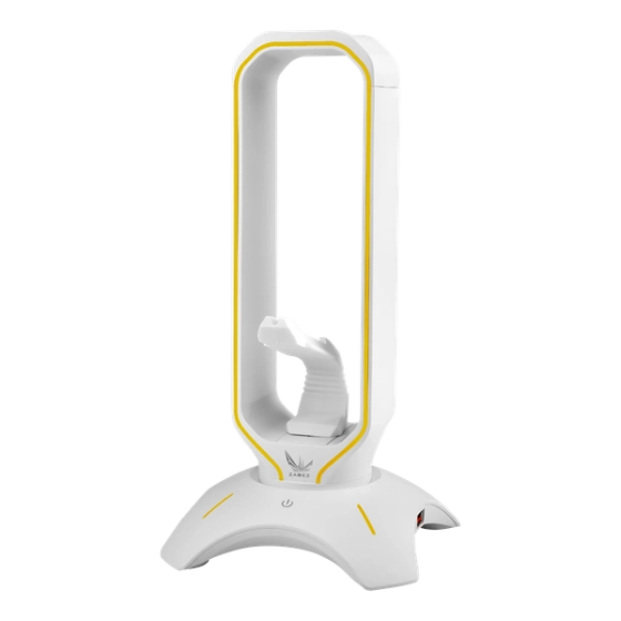 Giá Treo Tai Nghe ZADEZ ZHS-701G USB 3 in 1 White Gaming