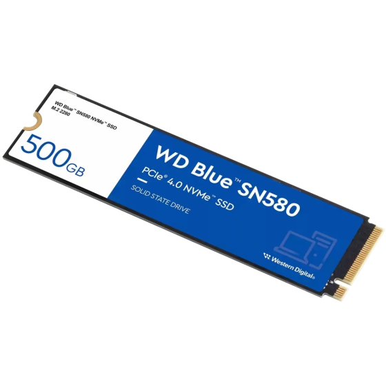 Ổ cứng SSD WD Blue SN580 500GB NVMe PCIe Gen4 x4 WDS500G3B0E