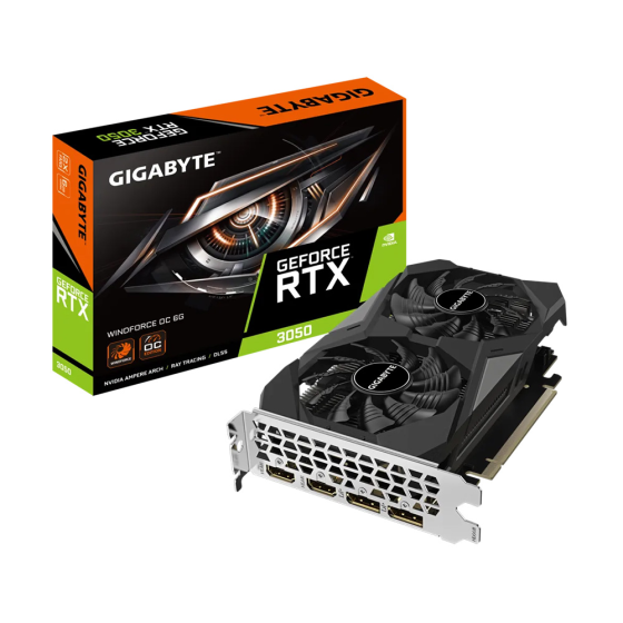 Card màn hình Gigabyte RTX 3050 6G WINDFORCE OC V2