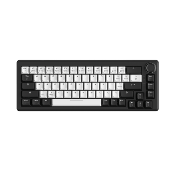 Bàn Phím Cơ DareU EK65s White - Black PBT, Led RGB, 2 Sides RGB Strip, Type-C