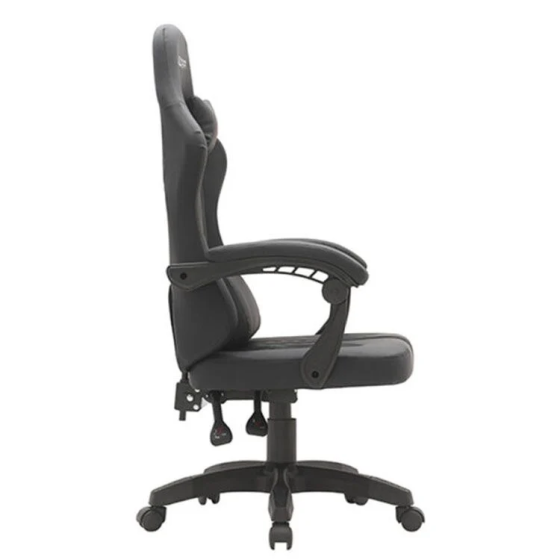 Ghế Gaming E-Dra Yummy EGC232 V2, Chân Xoay, Màu Đen