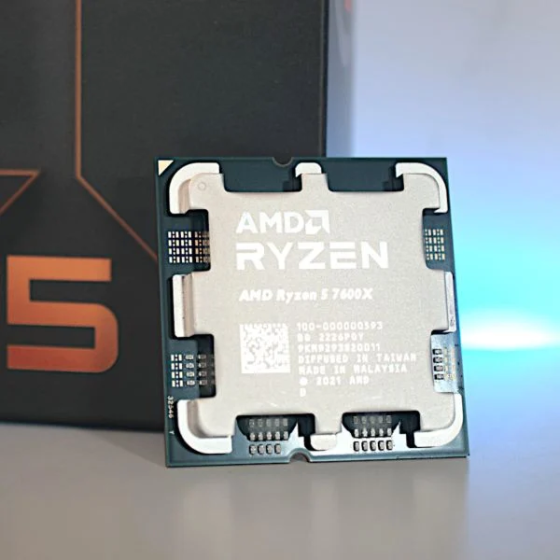  CPU AMD Ryzen 5 7600X (4.7 GHz Upto 5.3GHz / 38MB / 6 Cores, 12 Threads / 105W / Socket AM5)