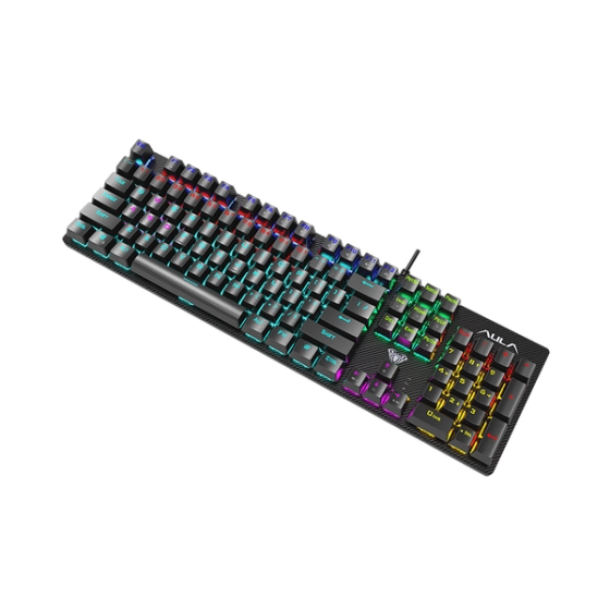 Bàn Phím Cơ AULA Gaming S2022 Black Red Sw (USB, LED Rainbow)