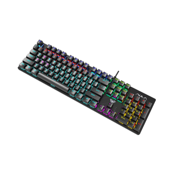 Bàn Phím Cơ AULA Gaming S2022 Black Red Sw (USB, LED Rainbow)