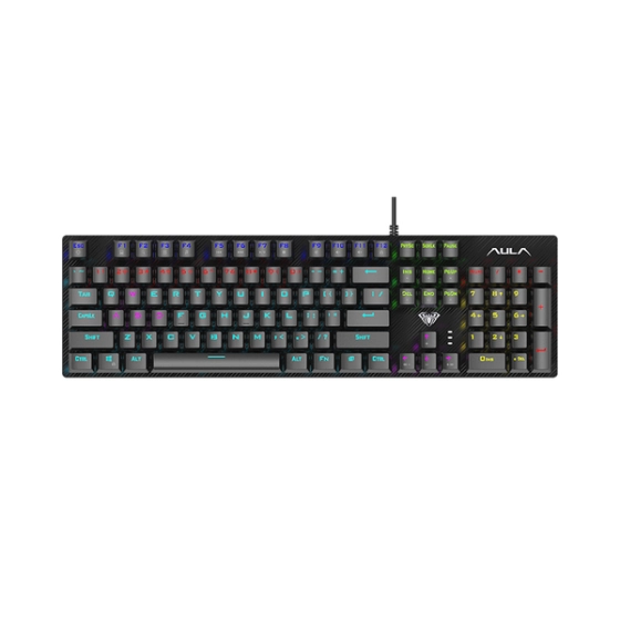 Bàn Phím Cơ AULA Gaming S2022 Black Red Sw (USB, LED Rainbow)
