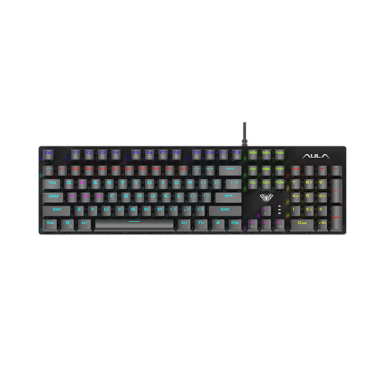 Bàn Phím Cơ AULA Gaming S2022 Black Red Sw (USB, LED Rainbow)