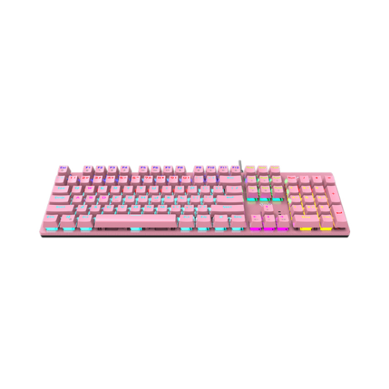 Bàn Phím Cơ AULA Gaming S2022 Pink Blue Sw (USB, LED Rainbow)