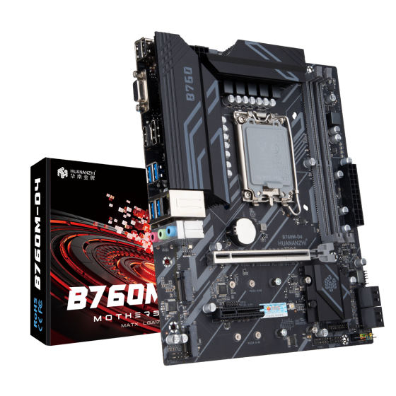 Mainboard HUANANZHI B760M-D4 A DDR4 Màu Đen