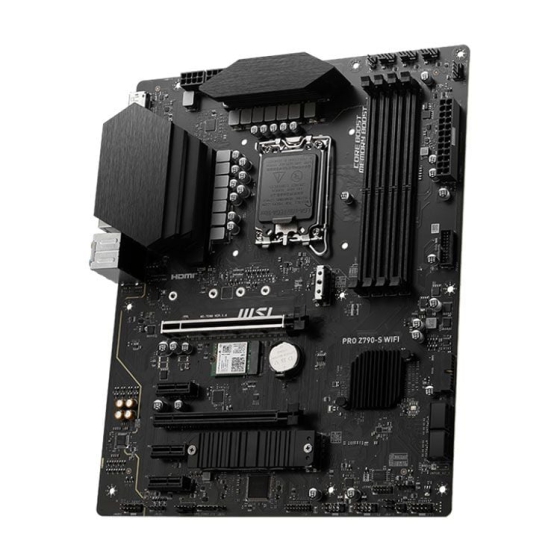 Mainboard MSI PRO Z790-S WIFI | Intel Z790, ATX, 4 khe DDR5