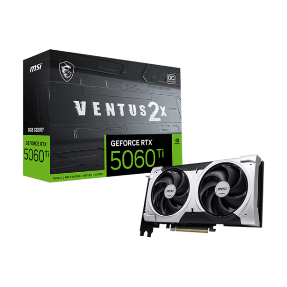 VGA MSI RTX 5060 Ti 8G VENTUS 2X OC PLUS