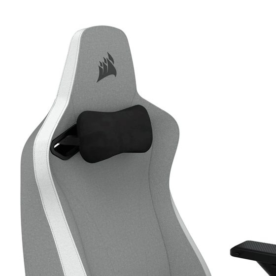 Ghế Gaming Corsair TC200 Fabric | Light Grey - White (CF-9010048-WW)