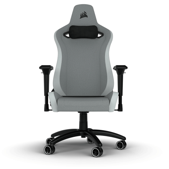 Ghế Gaming Corsair TC200 Fabric | Light Grey - White (CF-9010048-WW)
