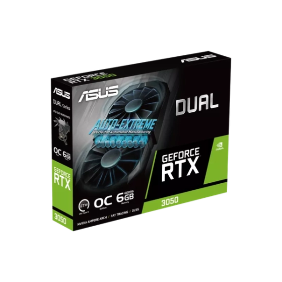 VGA ASUS RTX 3050 DUAL OC Edition 6GB GDDR6