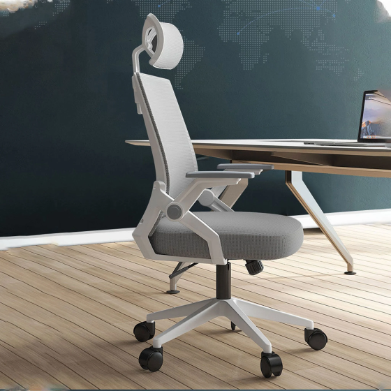 Ghế công thái học Ergonomic TMS04 | Xám