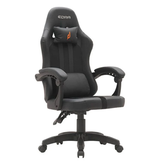 Ghế Gaming E-Dra Yummy EGC232 V2, Chân Xoay, Màu Đen