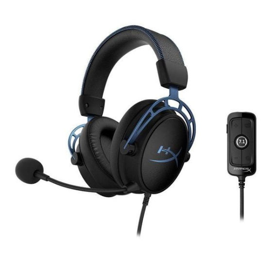 TAI NGHE HYPERX CLOUD ALPHA S BLUE