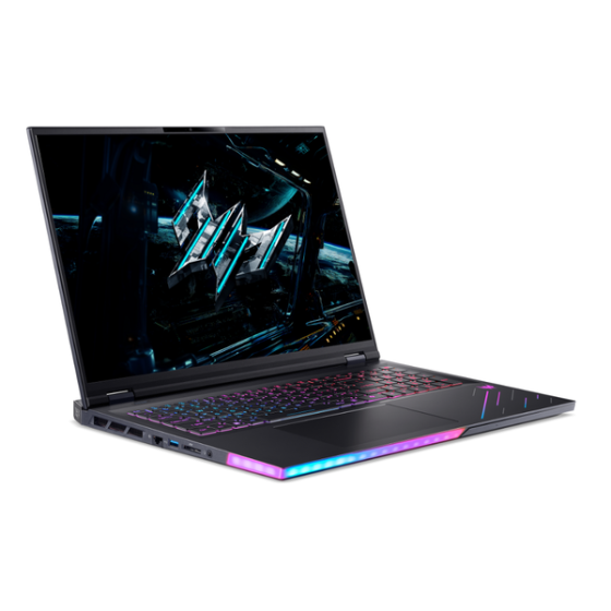 LAPTOP GAMING ACER PREDATOR HELIOS 18 PH18-73-93P0 Ultra 9 275HX | RTX 5080 16GB | 64GB RAM | 3TB SSD | 18' WQXGA 2K+ MiniLED 250Hz 100% DCI-P3 | Win 11