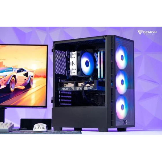 PC GVN Intel i3-12100F/ VGA RX 6500XT (Powered by ASUS)