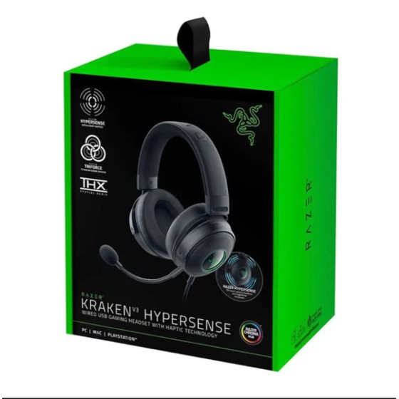 Tai Nghe Razer Kraken V3 HyperSense Wired USB