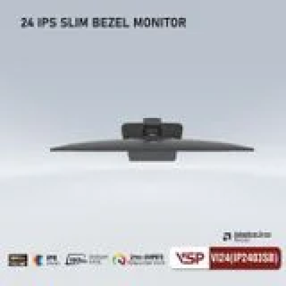 Màn hình VSP IP2403SB - Đen | 23.8 inch, FHD, IPS, 100Hz, 1ms, phẳng