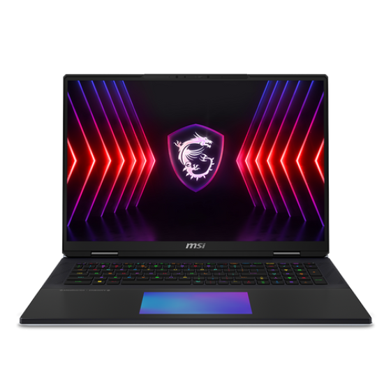 LAPTOP GAMING MSI TITAN 18 HX AI A2XWIG 090VN CORE ULTRA 9 285HX | RTX 5080 16GB | 64GB RAM | 2TB SSD | 18.0 UHD+ MiniLED IPS 100% DCI-P3 & 120Hz | Win11