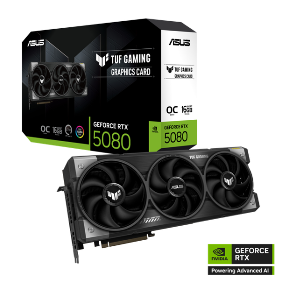  VGA ASUS RTX 5080 TUF Gaming OC 16GB GDDR7