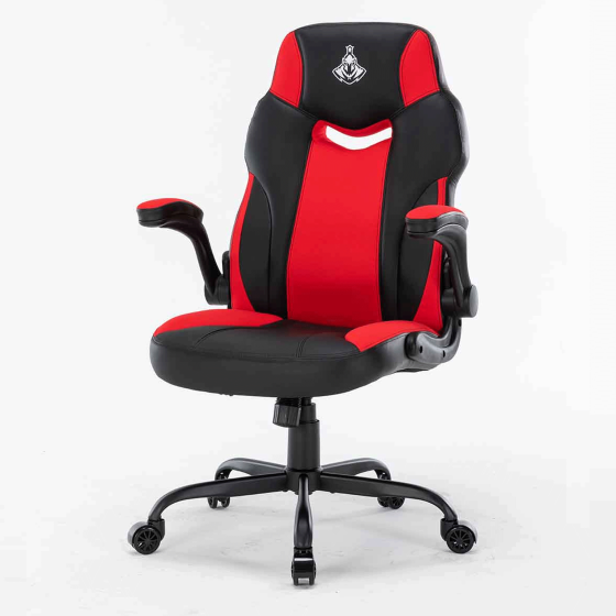 Ghế Warrior Gaming Raider Series WGC203, Chân Xoay, màu Đen đỏ