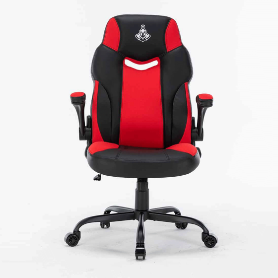 Ghế Warrior Gaming Raider Series WGC203, Chân Xoay, màu Đen đỏ