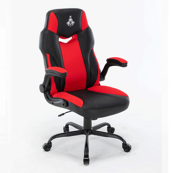 Ghế Warrior Gaming Raider Series WGC203, Chân Xoay, màu Đen đỏ