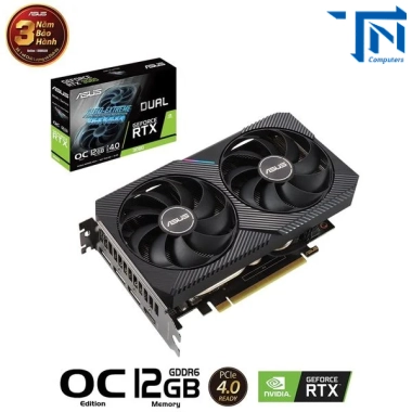 VGA ASUS RTX 3060 DUAL OC 12GB V2 (DUAL-RTX3060-O12G-V2)