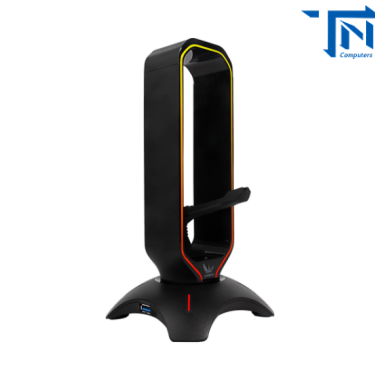 Giá Treo Tai Nghe ZADEZ ZHS-701G USB 3 in 1 Black Gaming