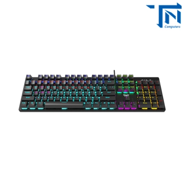 Bàn Phím Cơ AULA Gaming S2022 Black Red Sw (USB, LED Rainbow)