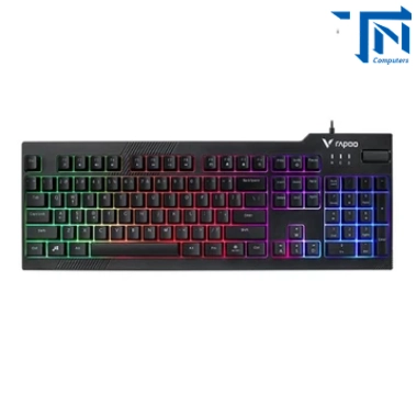 Bàn Phím Giả Cơ Rapoo V50s | Đen, Led Rainbow, 104 Phím