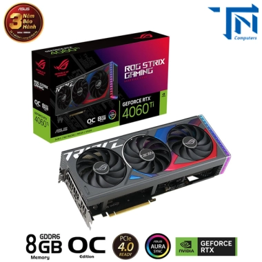 VGA ASUS RTX 4060 TI ROG STRIX O8G GAMING