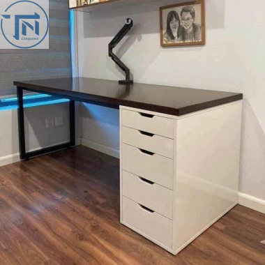 Bàn IKEA MDF 1 tủ - 1m6 | Mẫu, màu tùy chọn