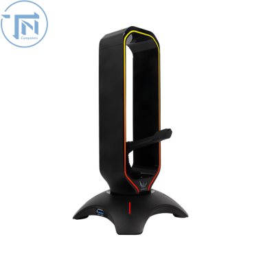 Giá Treo Tai Nghe ZADEZ ZHS-701G USB 3 in 1 Black Gaming