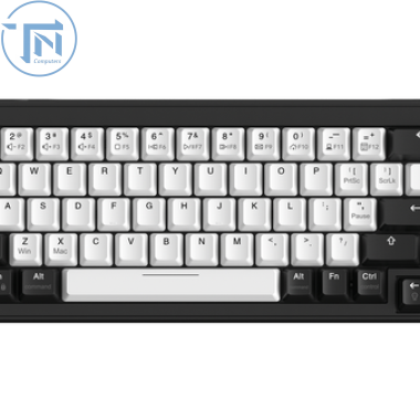 Bàn Phím Cơ DareU EK65s White - Black PBT, Led RGB, 2 Sides RGB Strip, Type-C
