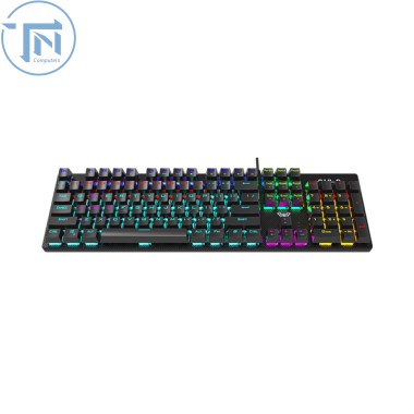 Bàn Phím Cơ AULA Gaming S2022 Black Red Sw (USB, LED Rainbow)