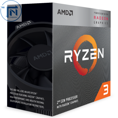 CPU AMD Ryzen 3 3200G, with Wraith Stealth cooler/ 3.6 GHz (4.0 GHz with boost) / 6MB / 4 cores 4 threads / Radeon Vega 8 / 65W / Socket AM4