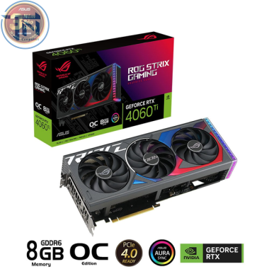 VGA ASUS RTX 4060 TI ROG STRIX O8G GAMING