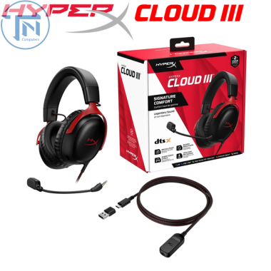 Tai Nghe HyperX Cloud III Black Red